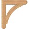 Ekena Millwork Thorton Craftsman Smooth Bracket w/ Offset Brace, Western Red Cedar, 7 1/2"W x 34"D x 38"H BKT0806X34X38THR04SWR - alternate 3